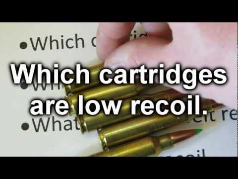 Low Recoil Rifles and Ammo