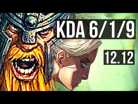 OLAF vs CAMILLE (TOP) | Rank 5 Olaf, 6/1/9 | NA Challenger | 12.12