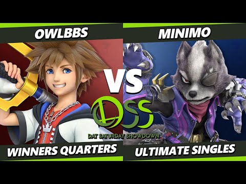 DAT SS Finale - OwlBBs (Sora, Banjo Kazooie) Vs. MiniMo (Wolf) Smash Ultimate - SSBU