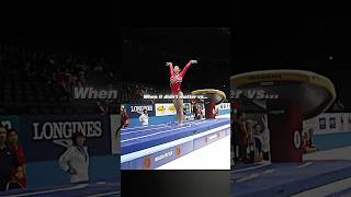 And she&#39;ll never get a second chance😔 #gymnastics #sad #fall #sports #olympics #vault
