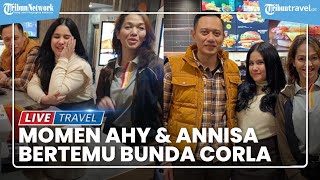 Momen Heboh AHY & Annisa Pohan Bertemu Bunda Corla di Restoran Cepat Saji Jerman