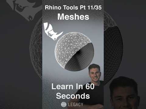 Mesh Overview In Rhino (Learn Rhino 11/35)