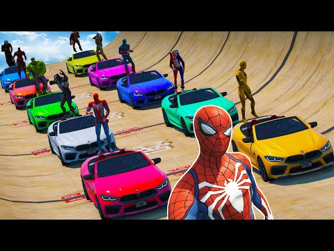 Novos Desafio e Heróis com Carros Jet Ski Aeronave New Challenge and Sounds SPIDER-MAN mod GTA 5