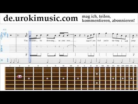 Gitarre Lernen Major Lazer, Justin Bieber - Cold Water Teil#2 Gitarrenunterricht Noten Schule Lied