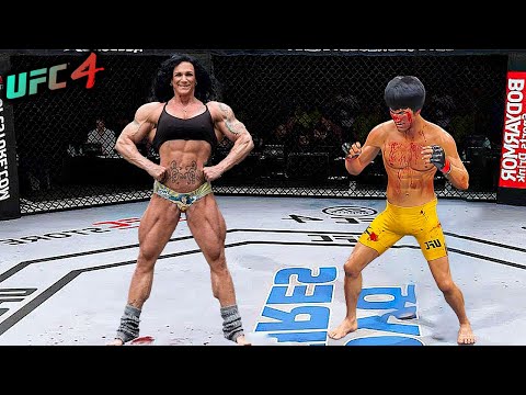 Bruce Lee vs. Robin Hillis (EA sports UFC 4)