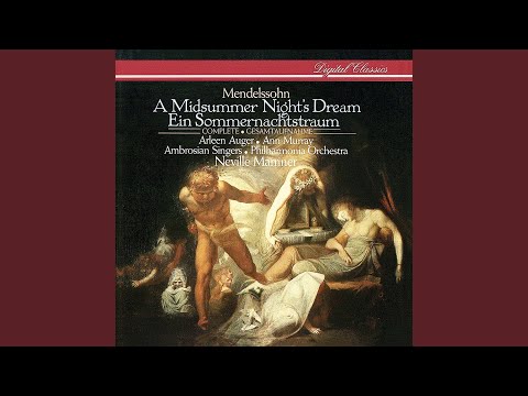 Mendelssohn: A Midsummer Night's Dream, Incidental Music, Op. 61, MWV M 13 - No. 1 Scherzo