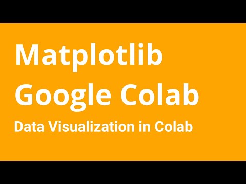Matplotlib Python Plotting With Google Colab