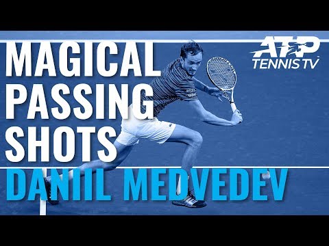 Magical Medvedev Passing Shots in Win vs Tsitsipas | Shanghai 2019
