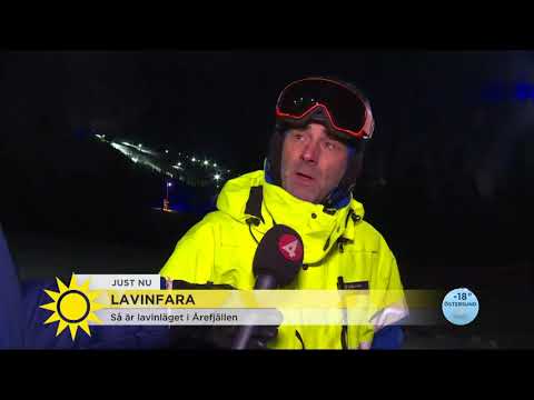 Så spränger man laviner: "Tänt var det här!" här går startskottet - Nyhetsmorgon (TV4)