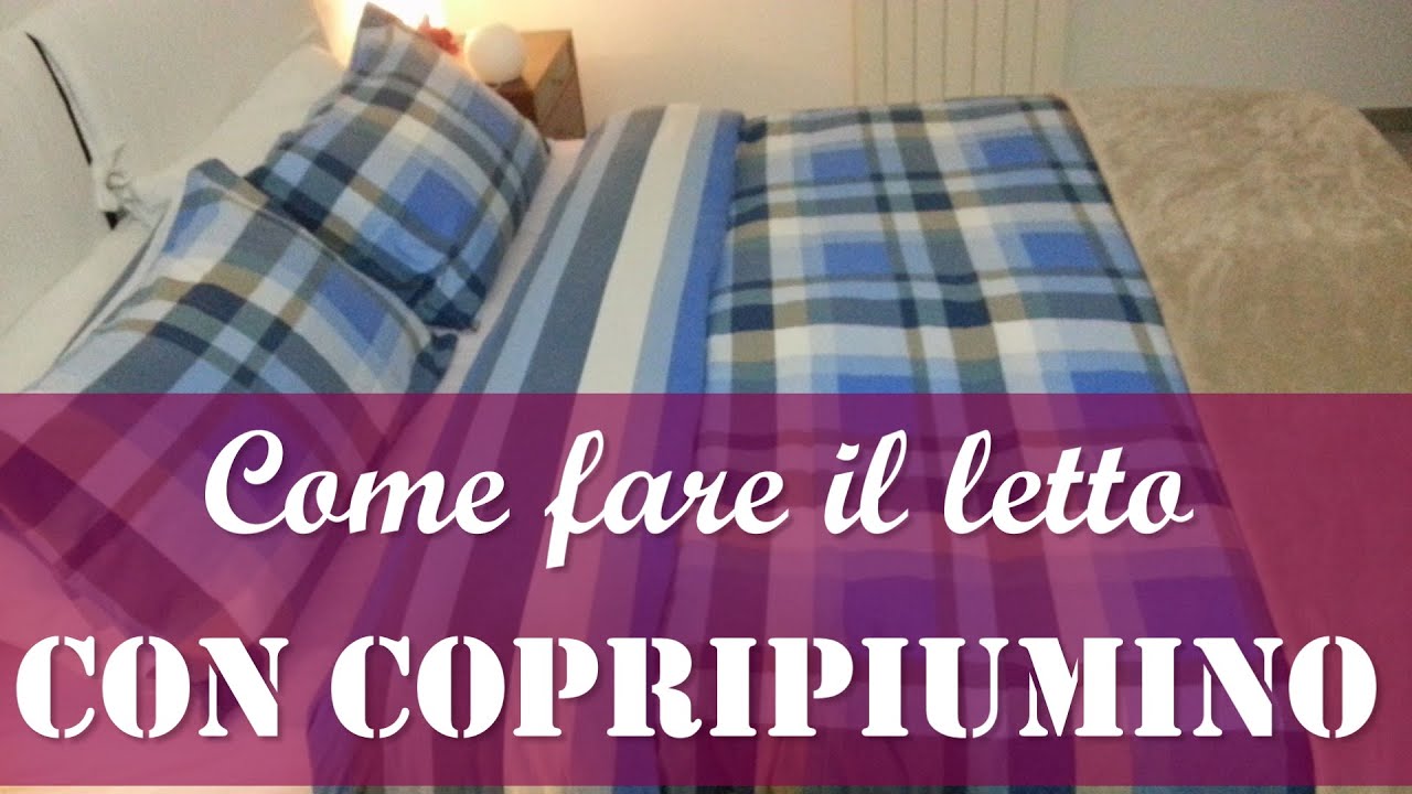 Come rifare il letto matrimoniale con copripiumino