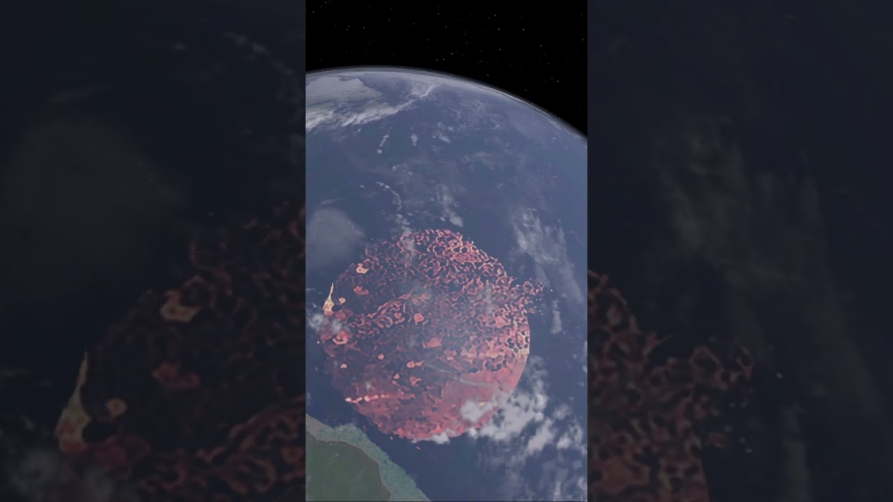 Apophis Collision With Earth 20 km/s 💥