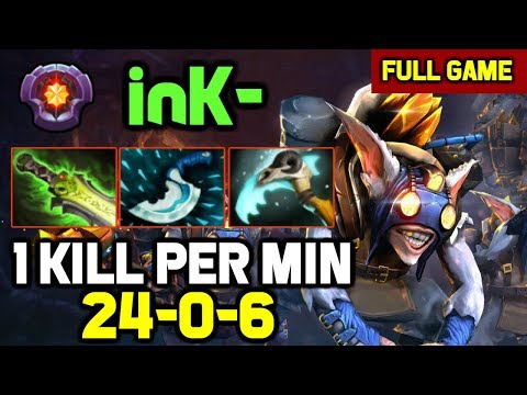 OMG! inK- Best Pub Meepo IMBA MICRO GOD Meepo gameplay Zero Death