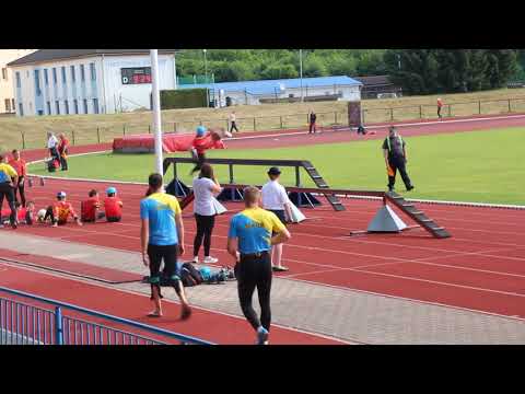 Okresní kolo PS Jičín 2018: štafeta - SDH Slatiny B (ženy) - 2. pokus