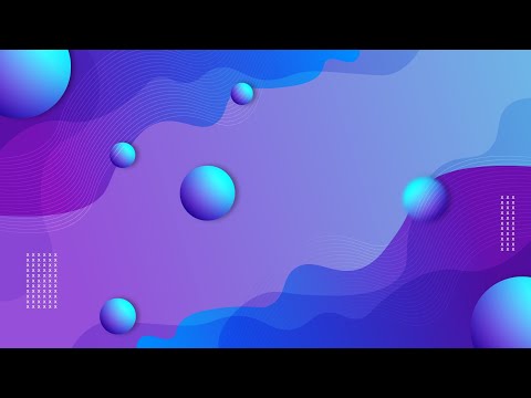 Abstract Gradient Style Background Design in Adobe Illustrator CC