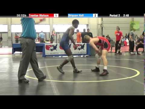 Men 55 KG / 121.25 lbs - Trenton Watson vs. Shiquan Hall