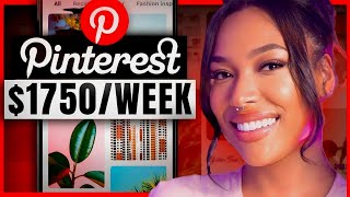 Make $1750+ Per WEEK With Pinterest Affiliate Marketing (Beginners Guide)