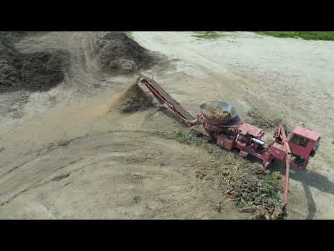 Morbark 1050 grinding stumps