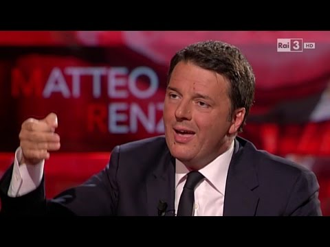 Renzi a "Che tempo che fa" (08/05/2016)