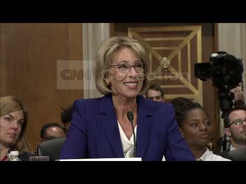 Betsy DeVos confirmation hearing