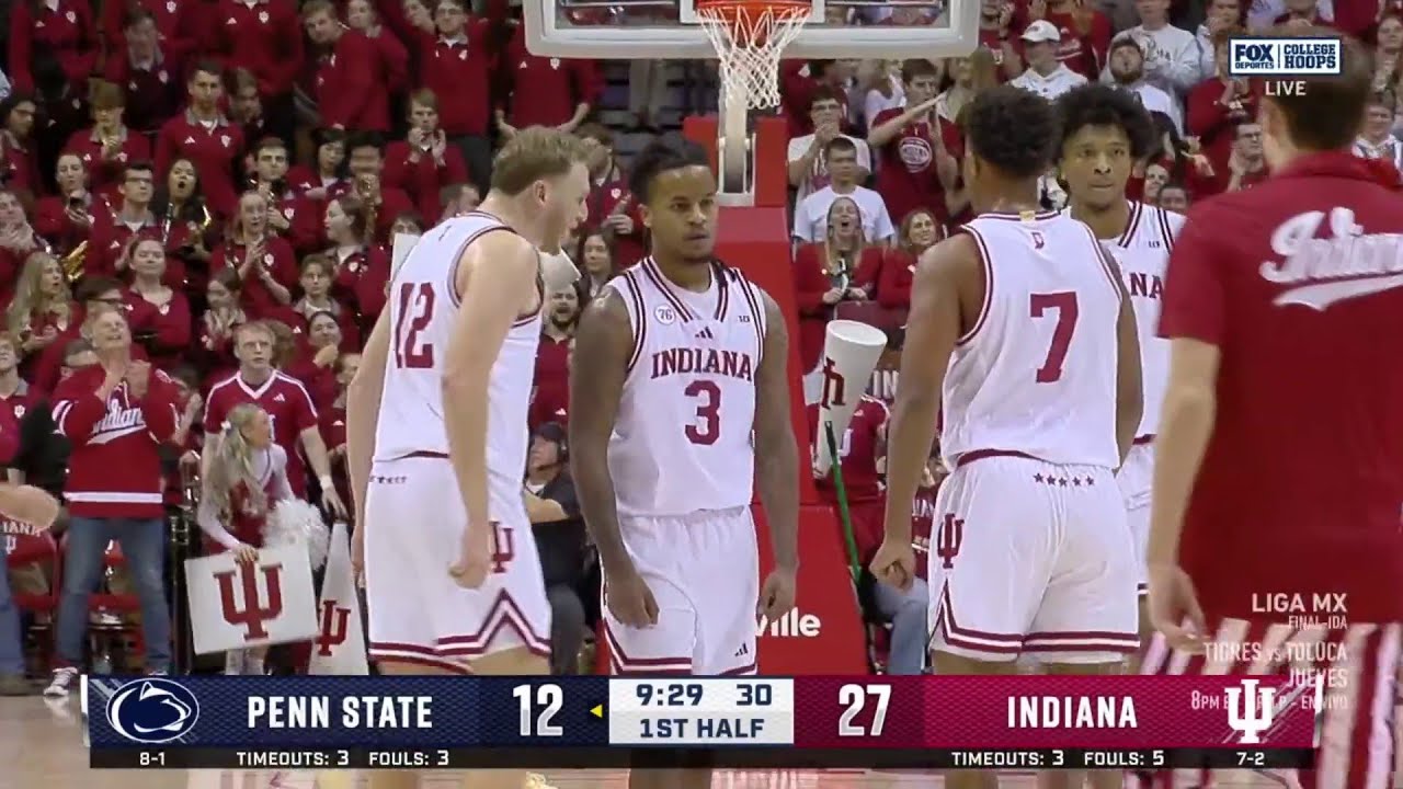 💪AUTÉNTICO DOMINIO en la PRIMERA MITAD | Penn State Nittany Lions 26-58 Indiana Hoosiers | CBBenFOX