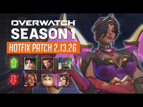 They already fixed what made Domina BROKEN! | Overwatch Hotfix Patch 2.13.26