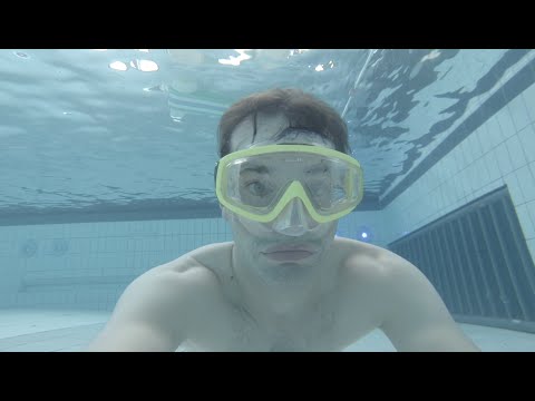 How to not float up when swimming under water. (Have more fun diving in the pool)