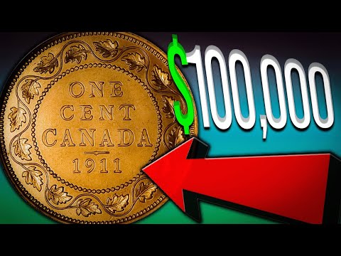 Holy Grail "1911" Canadian Large Cent Worth $100,000.00!!