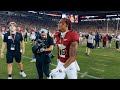 Ryan Williams Celebrates After Alabama Beats Georgia In Thriller