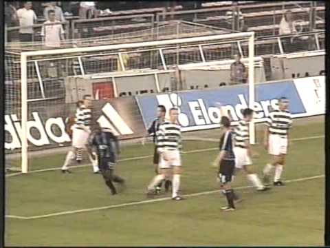 Djurgårdens IF-Shamrock Rovers UEFAcupen match 2 2002 - SVT