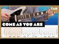 Nirvana Come As You Are Guitar Tab Full Step 1 2 Step Standard Lesson Cover Tutorial