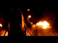 Киев. Ночь на 27 января. Бандеровцы поджигают церковь в Бабьем Яре. 