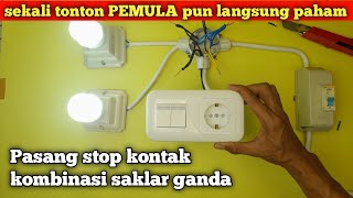 Download lagu Cara pasang saklar ganda dan stop kontak PANASONIC mp3