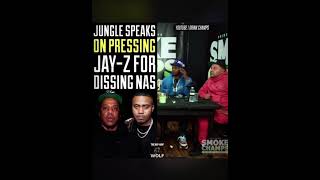 Jungle Speaks about￼ pressed Jay Z for dissing Nas ￼￼#jayz #nas