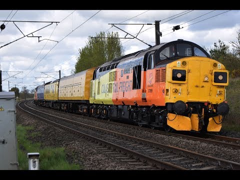 Colas Class 37's | Test Trains | Dudley Bridal Way | [HD1080P]