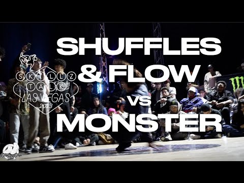 SHUFFLES AND FLOW vs MONSTER | 5v5 BREAKING TOP 8 | SKILLZ TALK 2023 | #SXSTV