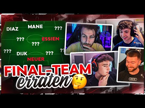 ERRATE die LEGENDÄRE STARTAUFSTELLUNG ⚽🤔