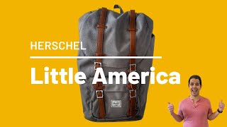 Heritage Style Laptop Rucksack - Herschel Little America Backpack Review (2023)