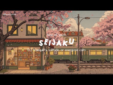 seijaku: tranquility, solitude, or energized calm | Work Study Focus Reading Unwind