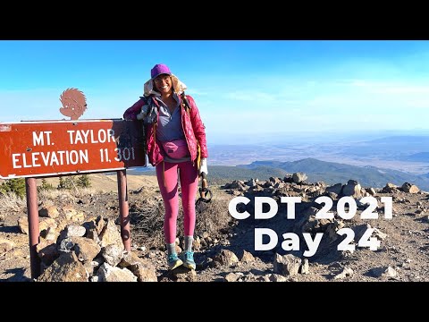 Continental Divide Trail 2021 thru-hike Day 24 // Climbing Mt. Taylor 11K ft, and camping alone!