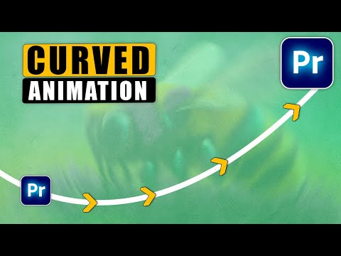 ANIMATE OBJECTS Along A CURVED PATH In Premiere Pro