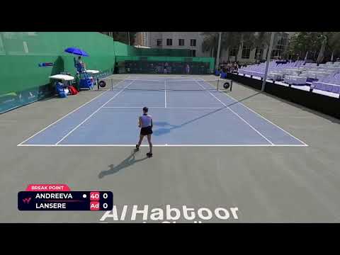 Erika Andreeva vs Sofya Lansere | W100 Dubai 2025 | Qualifying
