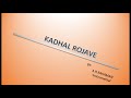 KADHAL ROJAVE INSTRUMENTAL A R RAHMAN