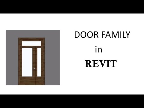 Revit How To Create Simple Door Family