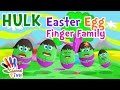 HULK Easter Egg Finger Family Nursery Rhyme For Children