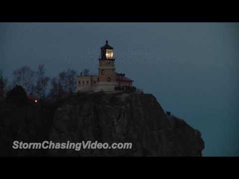 11/10/2013 Split Rock Lighthouse Lighted Up.