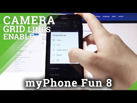 How to Activate Camera Grid Lines in myPhone Fun 8 – Help Lines
