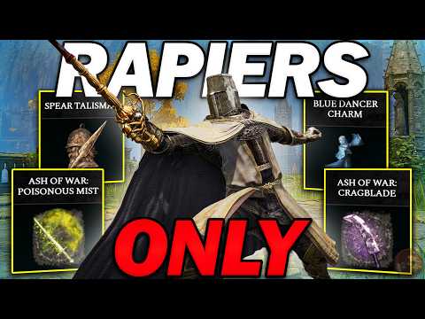 "This is the MOST BRUTAL BUILD EVER!" - Beating Elden Ring Using Thrusting Swords ONLY!