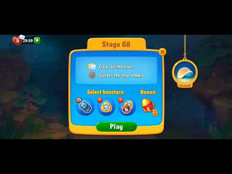 Fishdom Atlantis Cup Stage 68 (v1) (with ingame boosters) @choraelmin