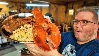 Lobster & Steak Boil-Up on the Wood Stove | Newfoundland Style