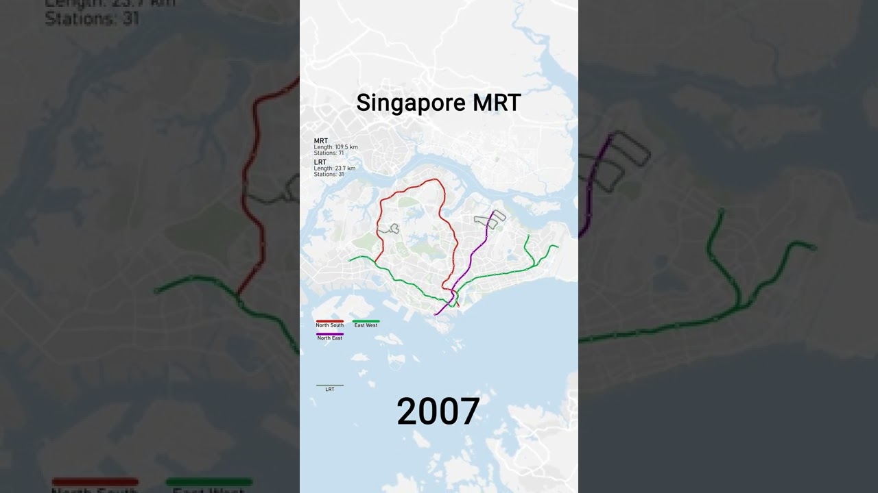 Singapore MRT 1987-2040 [shorts]